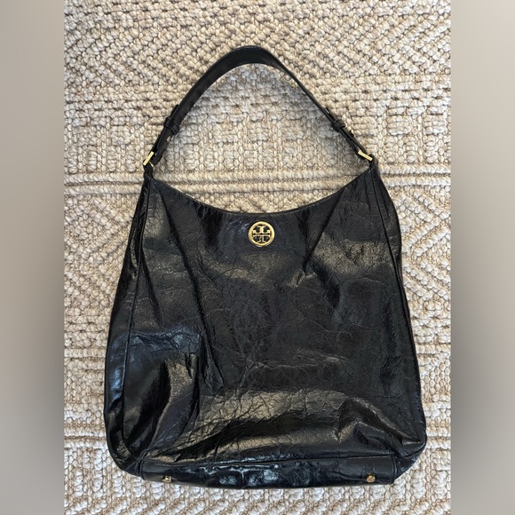 Tory Burch Handbags - Tory Burch Glazed Distressed Leather Hobo Bag